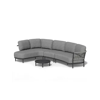 Угловой диван Fresca Cornerset Complete Right Charcoal — фото 12