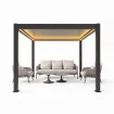 Лаунж-комплект Casto + столики Nova + пергола Villa 3х3 м — фото 17