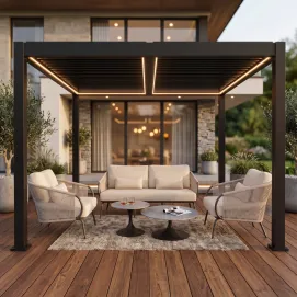 Лаунж-комплект Dolce + столики Nova + пергола Villa 4х4 м — фото 2