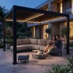 Лаунж-комплект Fresca кутовий правий + столики Sorrento/Avero + пергола Villa 4х4 м