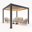Лаунж-комплект Nappa + столики Nova + пергола Villa 3х4 м — фото 18