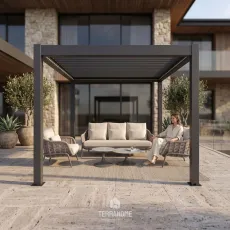 Лаунж-комплект Casto + столики Nova + пергола Villa 3х4 м