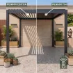 Лаунж-комплект Fresca кутовий лівий + столики Sorrento/Avero + пергола Villa 3х4 м — фото 12