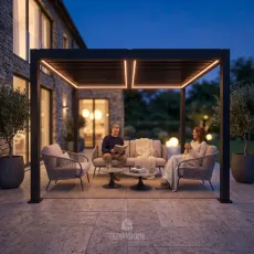 Лаунж-комплект Dolce + столики Nova + пергола Villa 3.6х4 м