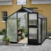 Теплица Compact 5,0 м², антрацит, поликарбонат 10 мм