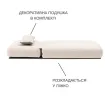 Парасоля EASY PUSH Ø300 см, light grey + 2 шезлонги EGO, бежеві — фото 5