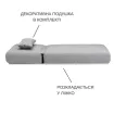 Парасоля EASY PUSH Ø300 см, light grey + 2 шезлонги EGO, сірі — фото 5