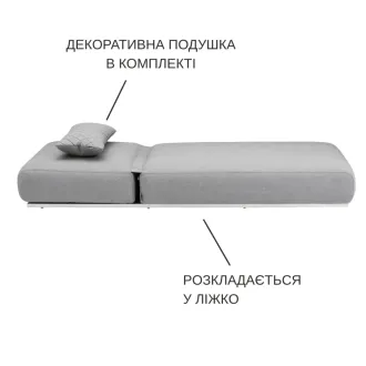 Парасоля EASY PUSH Ø300 см, anthracite matt + 2 шезлонги EGO, сірі — фото 5