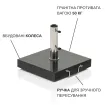 Парасоля EASY PUSH Ø300 см, anthracite matt + 2 шезлонги EGO, бежеві — фото 17