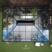 Теплиця Grand Oase 25,6 м², антрацит, загартоване скло 3 мм — фото 6