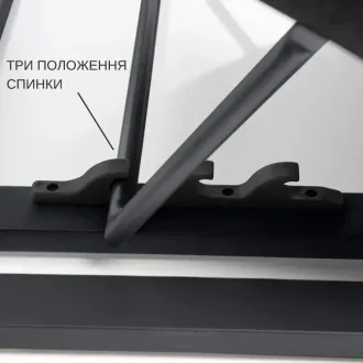 Парасоля з бічною опорою EASY SWING, light grey з базою EASY STAND + 2 шезлонги EGO, бежеві — фото 4