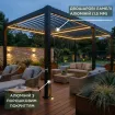 Вулична кухня Brabura Lite 400 + пергола Villa 6х4 м, (механічна + LED) — фото 17
