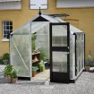 Теплица Compact 5,0 м², алюминий, серо-чёрный, поликарбонат 10 мм