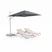 Парасоля з бічною опорою EASY SWING, anthracite з базою EASY STAND + 2 шезлонги DIAMOND — фото 22