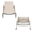 Парасоля з бічною опорою EASY SWING, light grey + 2 шезлонги DIAMOND — фото 7
