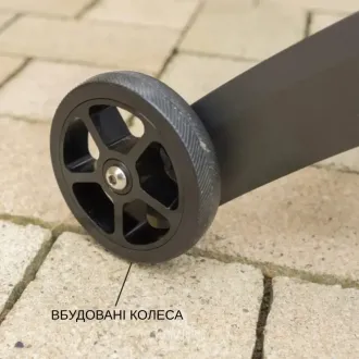 Парасоля з бічною опорою EASY SWING, anthracite з базою EASY STAND + 2 шезлонги Fly graphite — фото 7