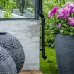Теплиця Grand Oase 18,8 м² Dwarf Wall, антрацит, загартоване скло 3 мм — фото 2