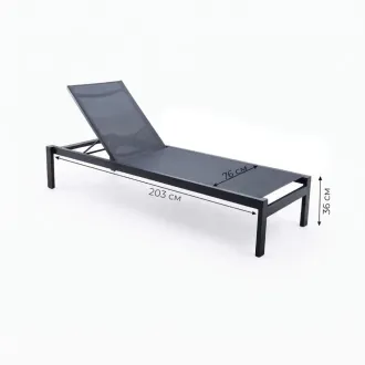 Парасоля з бічною опорою EASY SWING , light grey з базою EASY STAND + 2 шезлонги Marino — фото 9