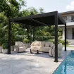 Лаунж-комплект Vivaro + столики Nova + пергола Villa 4х4 м — фото 2