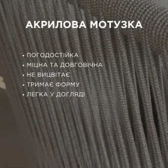 Вулична кухня Brabura Lite 400 + лаунж-комплект Dolce + столики Nova, matt royal grey, grey top — фото 8