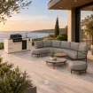 Вулична кухня Brabura Lite 400, beige + лаунж-комплект Fresca кутовий правий+ столики Sorrento/Avero — фото 2