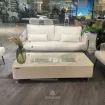 Стoл c камином SYDNEY Bioethanol Frosted Cream White (вкл. стекло 2 шт) — фото 3