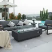 Стіл з каміном GRANVILLE Bioethanol Slate Black (вкл. скло 2 шт.)