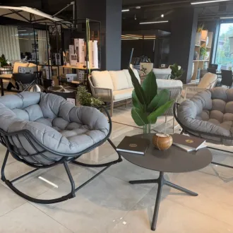 Комплект 2 кресла-качалки Cozy + столик Tripe Maxi Fixed — фото 4