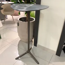 Барный стол TRIPÈ FIXED со столешницей Stone Effect, Moka Finish — фото 2