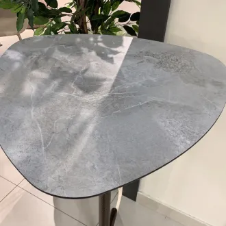 Барный стол TRIPÈ FIXED со столешницей Stone Effect, Moka Finish — фото 3