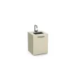 Модуль мойка CT 60 Sink (Handle Black Inox, Cabinet Colour Pearl White, Iron Frost) — фото 2