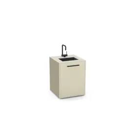 Модуль мойка CT 60 Sink (Handle Black Inox, Cabinet Colour Pearl White, Iron Frost) — фото 2