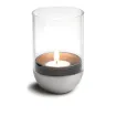 Підсвічник Gravity Candle M90, срібло — фото 3