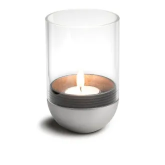 Підсвічник Gravity Candle M90, срібло — фото 3