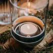 Підсвічник Gravity Candle M90, срібло — фото 2