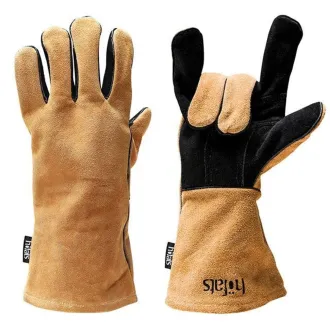 Рукавиці шкіряні для гриля Gloves