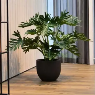 Горщик для квітів Terreno New Egg Pot 65, чорно-сірий, 65x54 см — фото 2