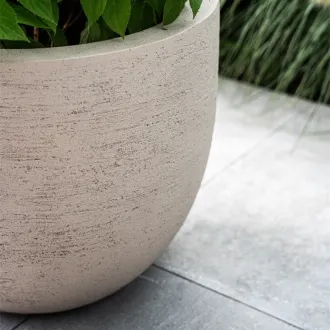 Горщик для квітів Terreno New Egg Pot 55, бежевий, 55x46 см — фото 2