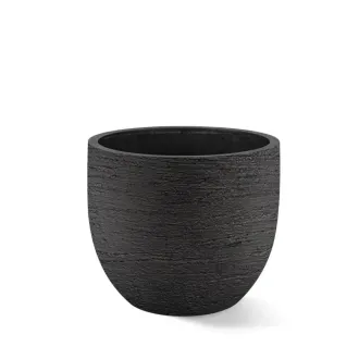 Горщик для квітів Terreno New Egg Pot 65, чорно-сірий, 65x54 см