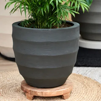 Горщик для квітів Bordo New Egg Pot 65, чорно-сірий, 65x54 см — фото 4