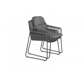 Крісло вуличне Rivera Dining Chair, світло-сірий — фото 7