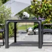 Стіл Diamond 95х95 см Anthracite з HPL столешнею Titan Anthracite — фото 3