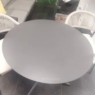 Стільниця COMPACT LAMINATE діам. 80 см, антрацит — фото 2