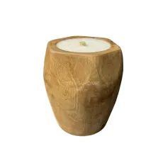 Свеча Candle OCTA TEAK Width: 13.50 cm. Height: 16.00 cm. Depth: 13.50 cm.