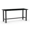 Вуличний барний стіл TIERRA 210 x 80 cm. Trespa Marble Charcoal