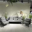Лаунж комплектTosca диван+ 2 крісла / MRG | Carbon grey | light anthracite mw