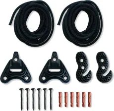 Крепления для гамаков La Siesta Universal Rope цвет Black UR-H3