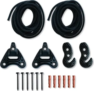 Кріпления для гамаків La Siesta Universal Rope колір Black UR-H3