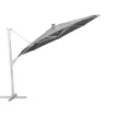 Парасоля з бічною опорою EASY SWING LED діаметр 350 см, срібло, вугілля