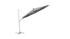 Парасоля з бічною опорою EASY SWING LED діаметр 350 см, срібло, вугілля